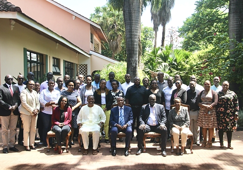 EALA Staff attending a one day retreat in Moshi, Tanzania